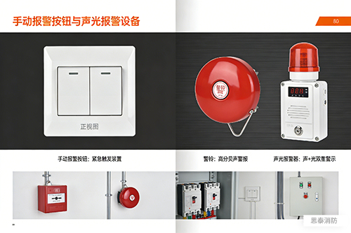 手動報警按鈕與警鈴/聲光報警器